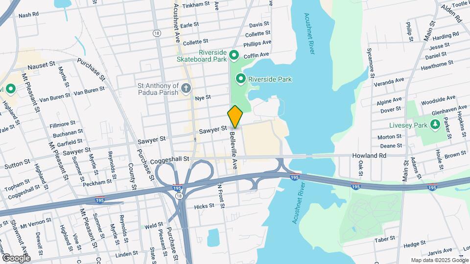 202 Belleville Ave Mapa y Detalles de la Ubicación