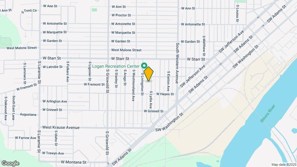 1515 S Lydia Ave Map and Location Details
