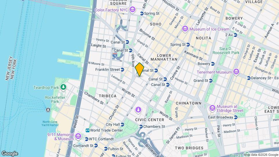 45 White St, Unit 3C Mapa y Detalles de la Ubicación