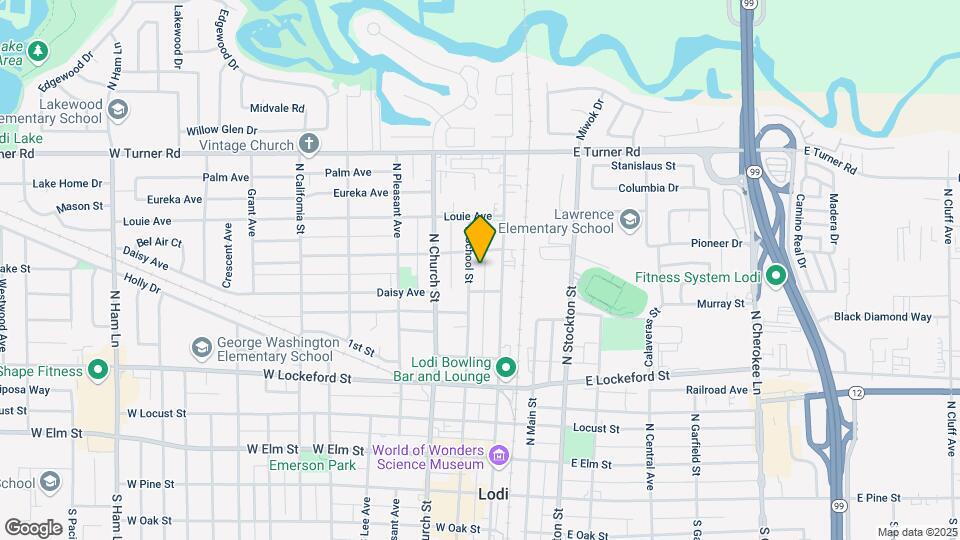616 N School St Map and Location Details