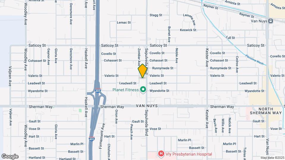 7343 Sepulveda Blvd Map and Location Details