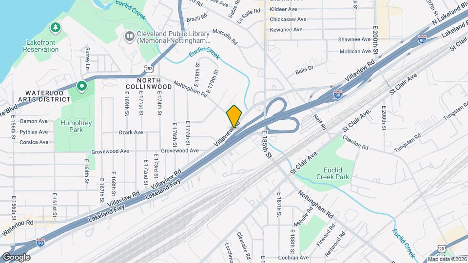 1115 Villaview Rd Map and Location Details
