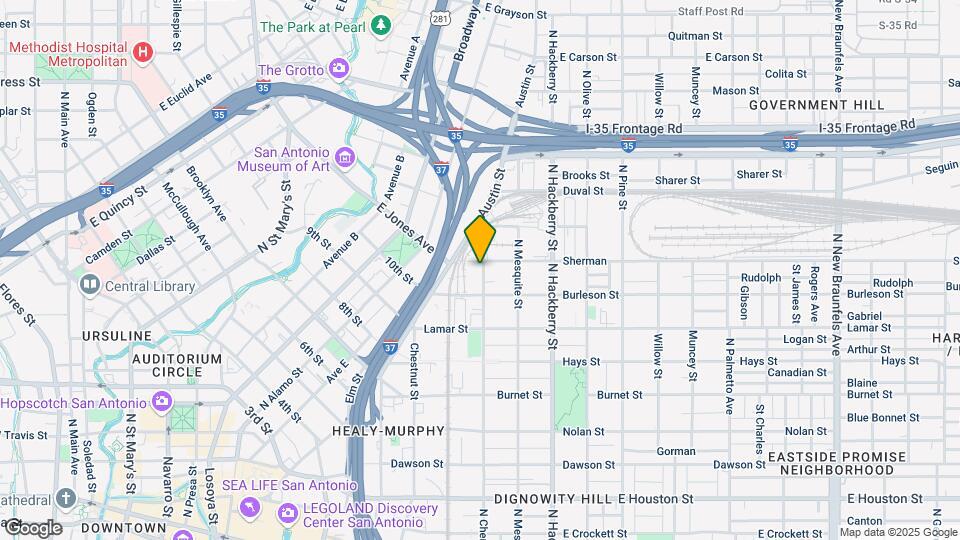 1023 N Cherry St Map and Location Details
