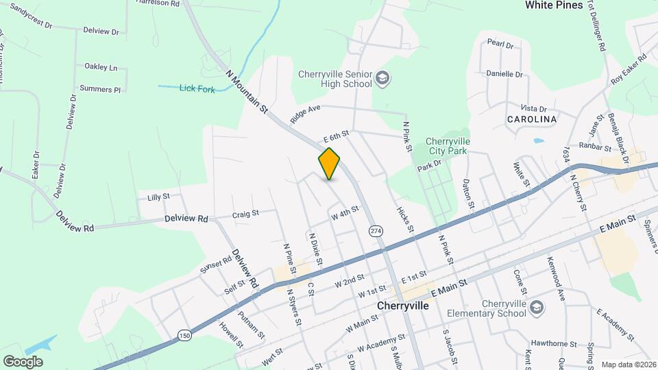 512 N Mulberry St Map and Location Details