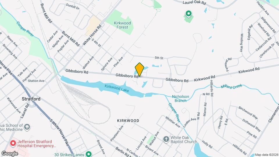 1256 Gibbsboro Rd Map and Location Details