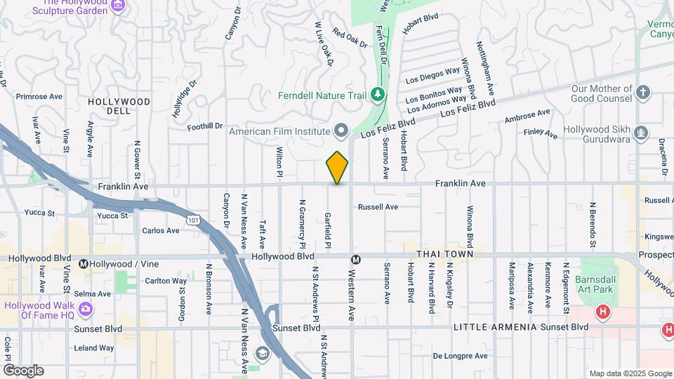 5528 Franklin Ave Map and Location Details