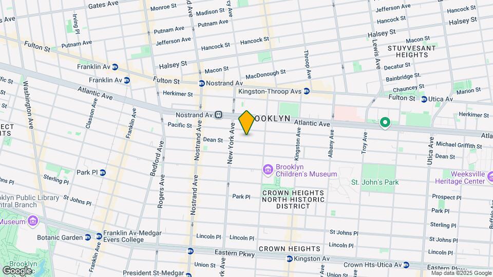 1299 Dean St Map and Location Details
