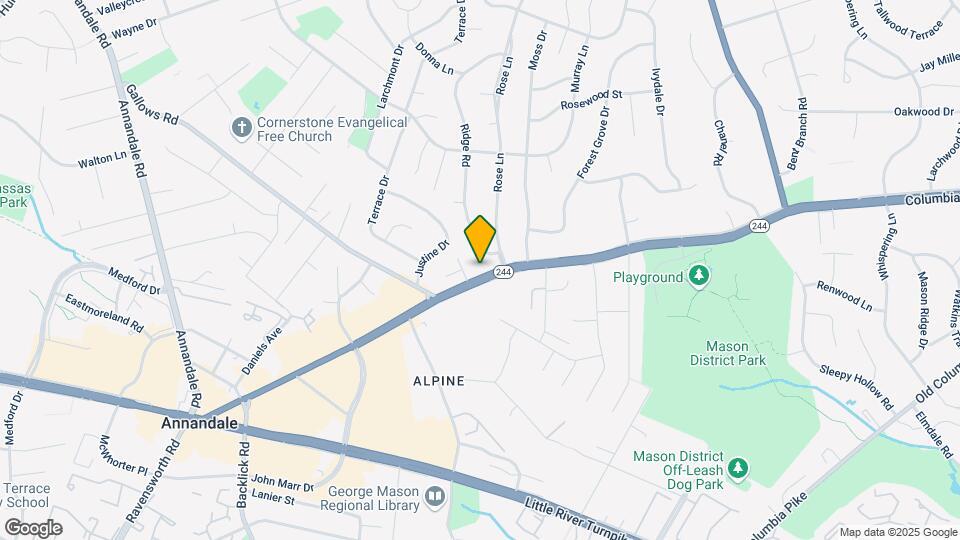 6914 Columbia Pike Map and Location Details