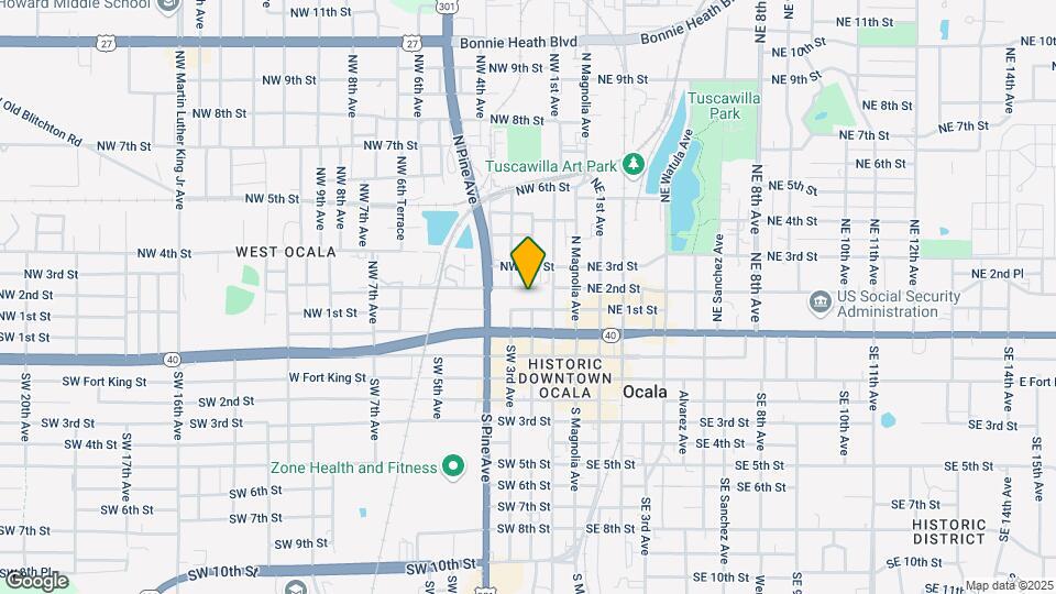 110 NW 1st Ave Map and Location Details