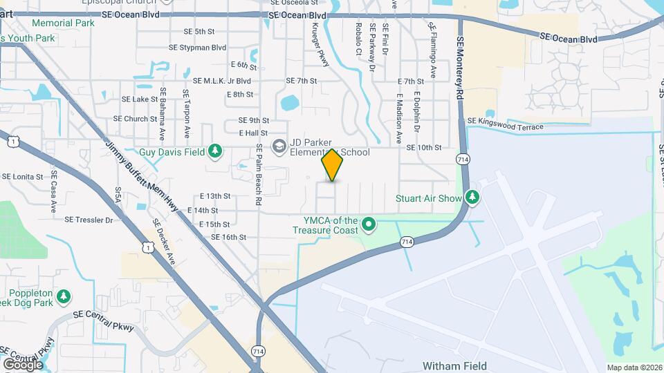 1160 E 12th St Map and Location Details