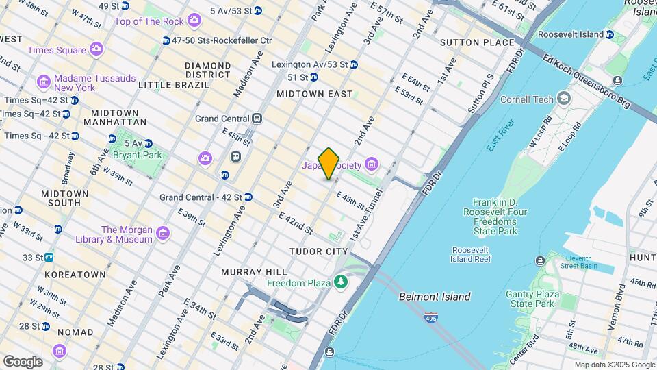 845 2nd Ave Mapa y Detalles de la Ubicación