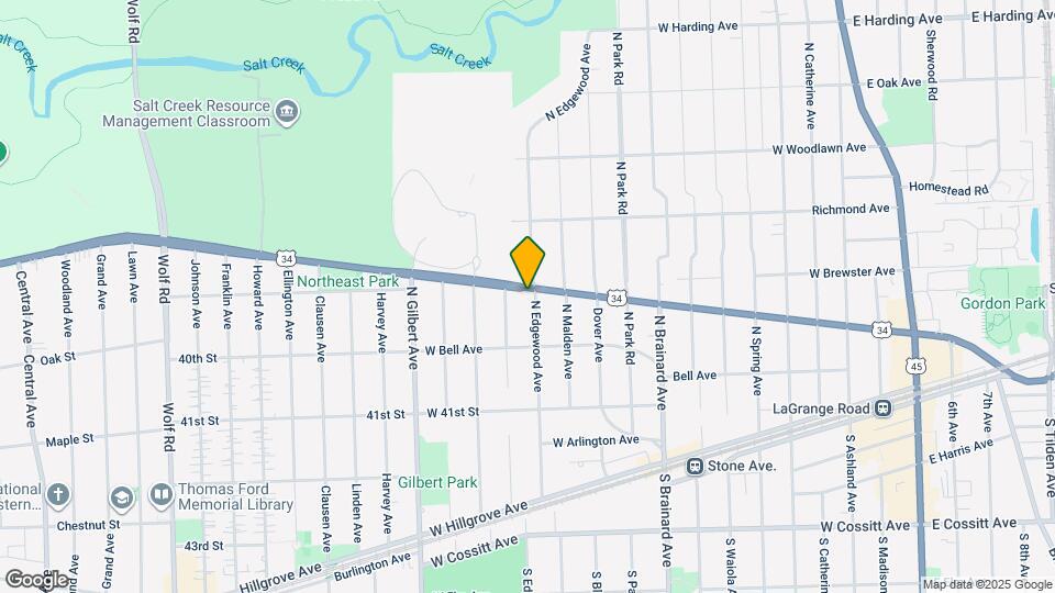 140 N Edgewood Ave Map and Location Details