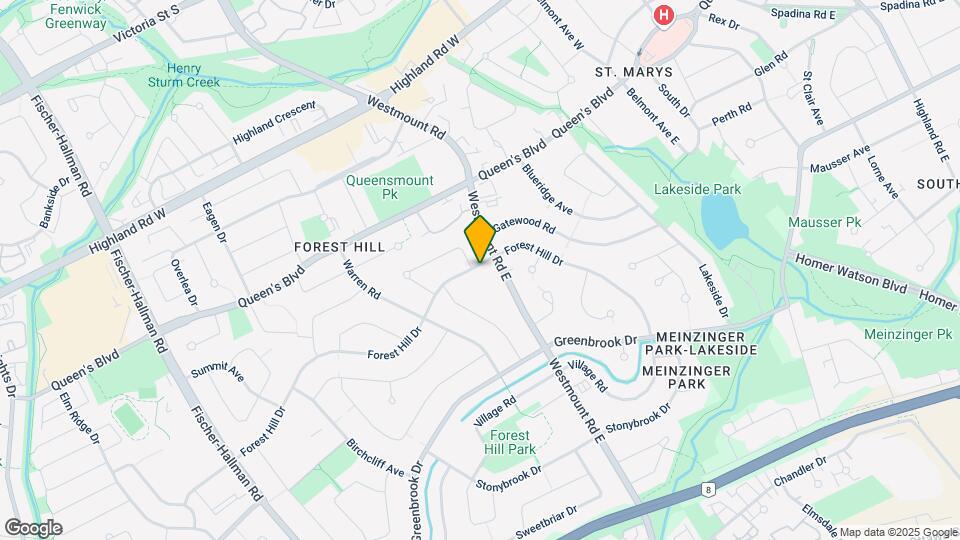 245 Forest Hill Dr Map and Location Details