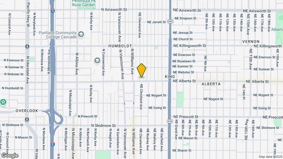 416 N Alberta St Mapa y Detalles de la Ubicación