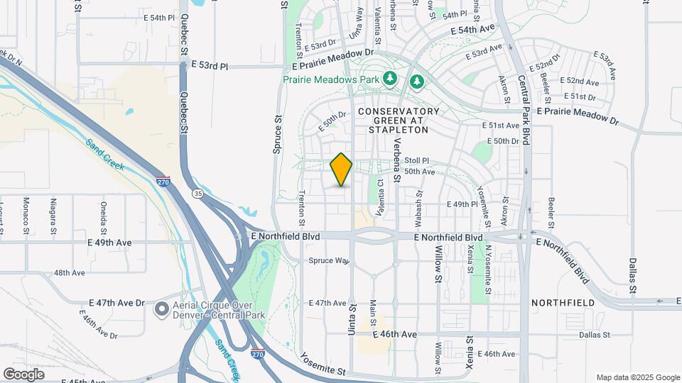 8124 E 49th Dr Map and Location Details