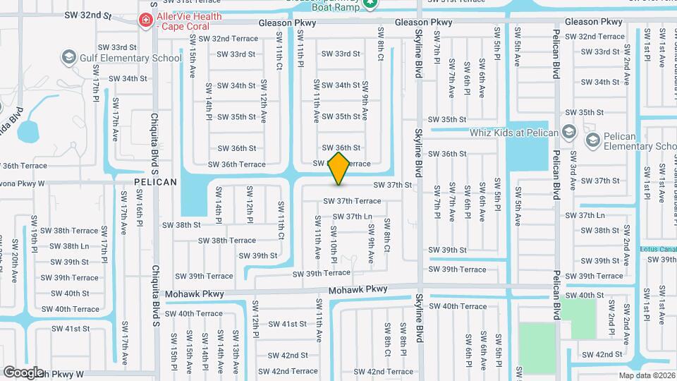 1000 SW 37th St Map and Location Details