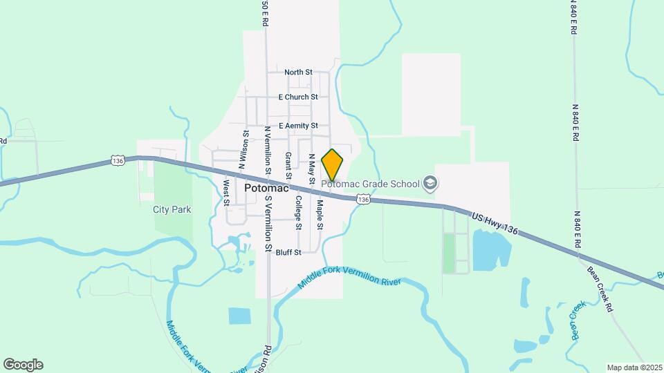 100 N Lane St Map and Location Details