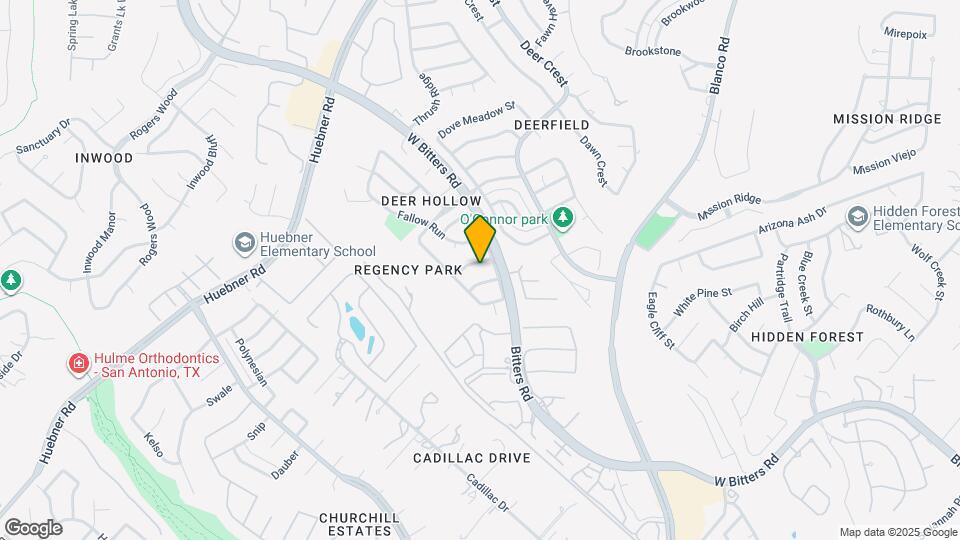 1710 Brush Creek Dr Map and Location Details