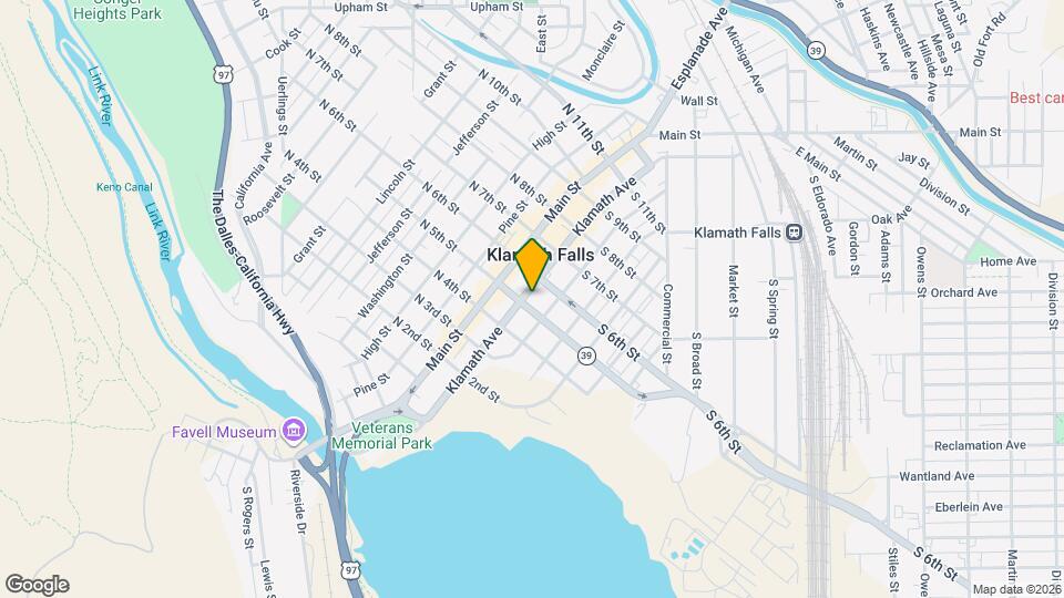 500 Klamath Ave Mapa y Detalles de la Ubicación