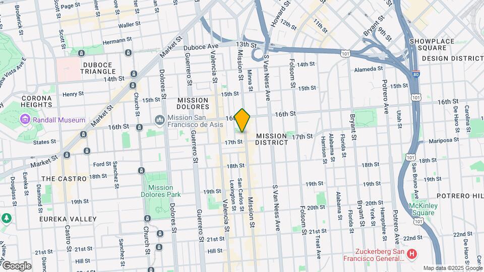The Mission Coliving Map and Location Details