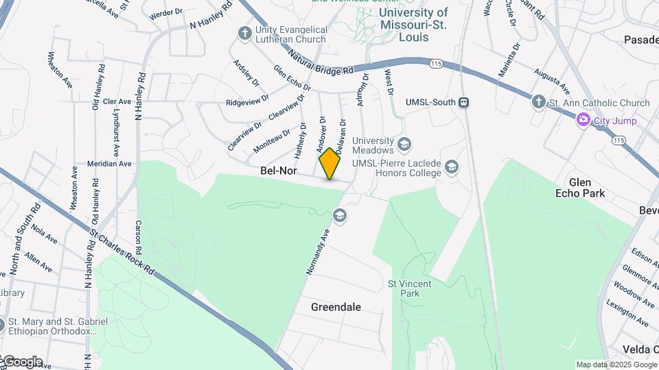 8012 Audrain Dr Mapa y Detalles de la Ubicación