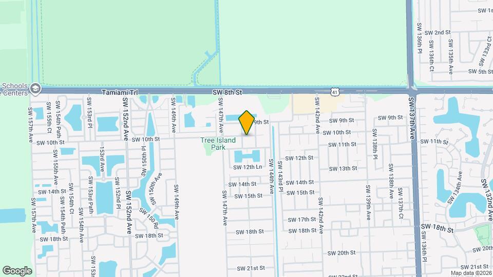 14512 SW 10th St Map and Location Details