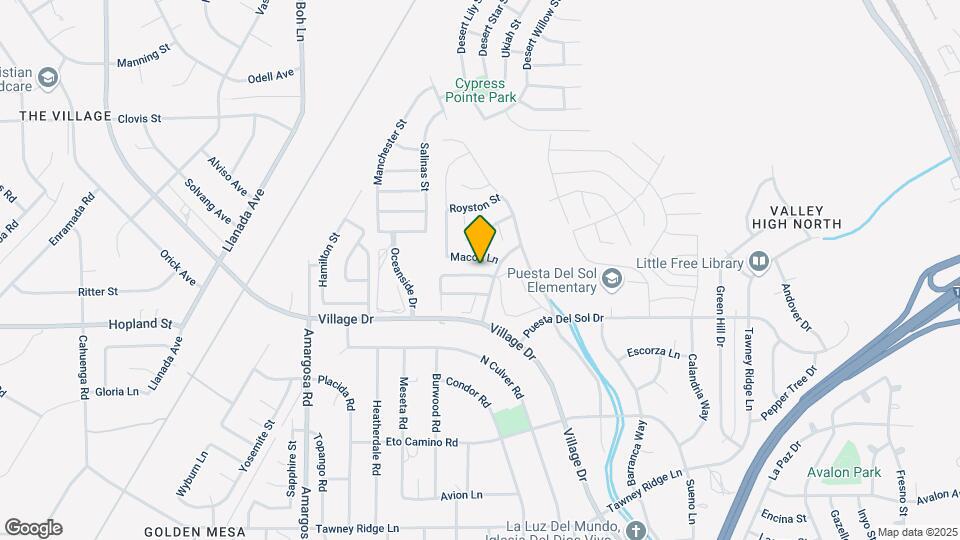 15642 Deep Canyon Ln Map and Location Details