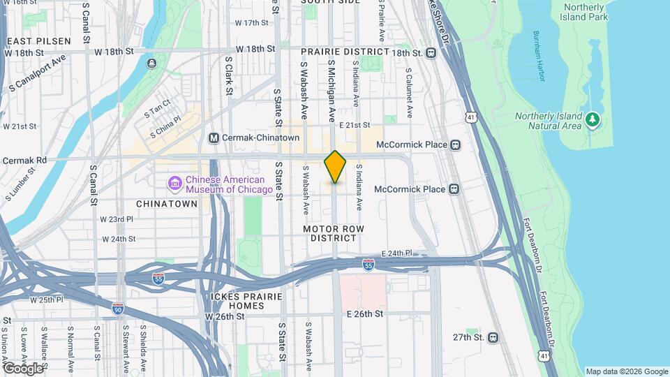 2289 S Michigan Ave Mapa y Detalles de la Ubicación