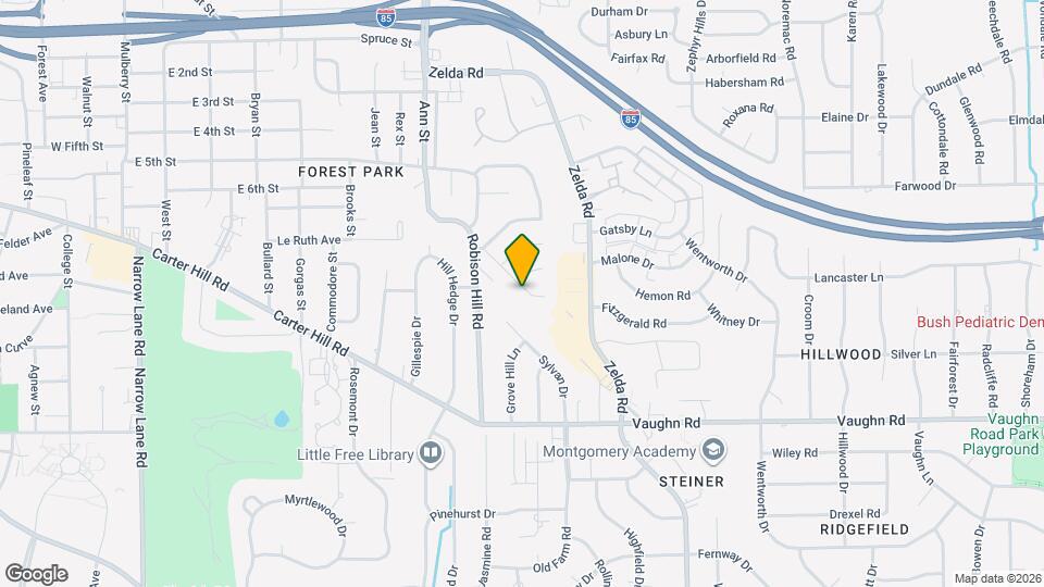 1908 Pinecrest Dr Map and Location Details