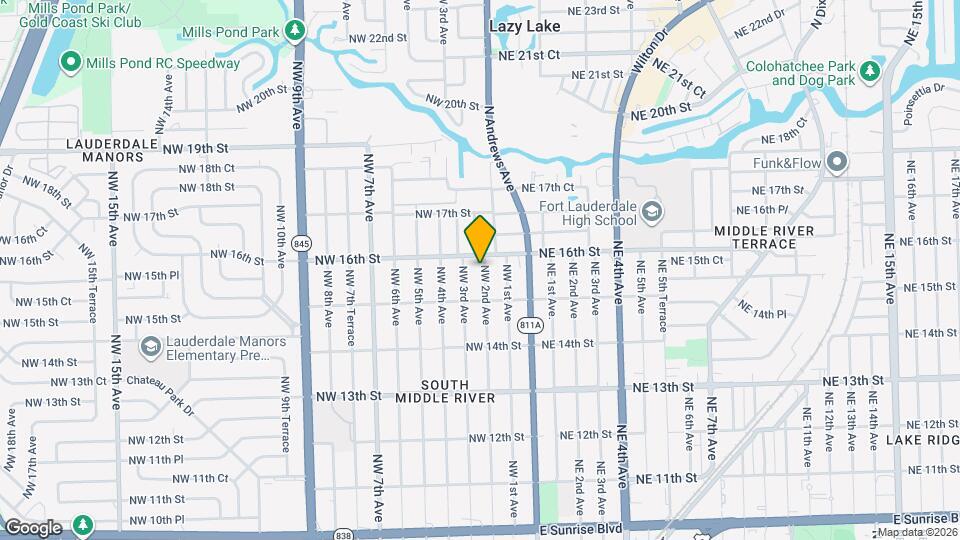 1533 NW 2nd Ave Map and Location Details