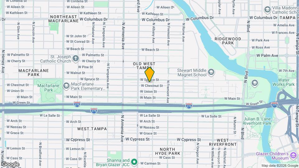 2107 W Chestnut St Map and Location Details