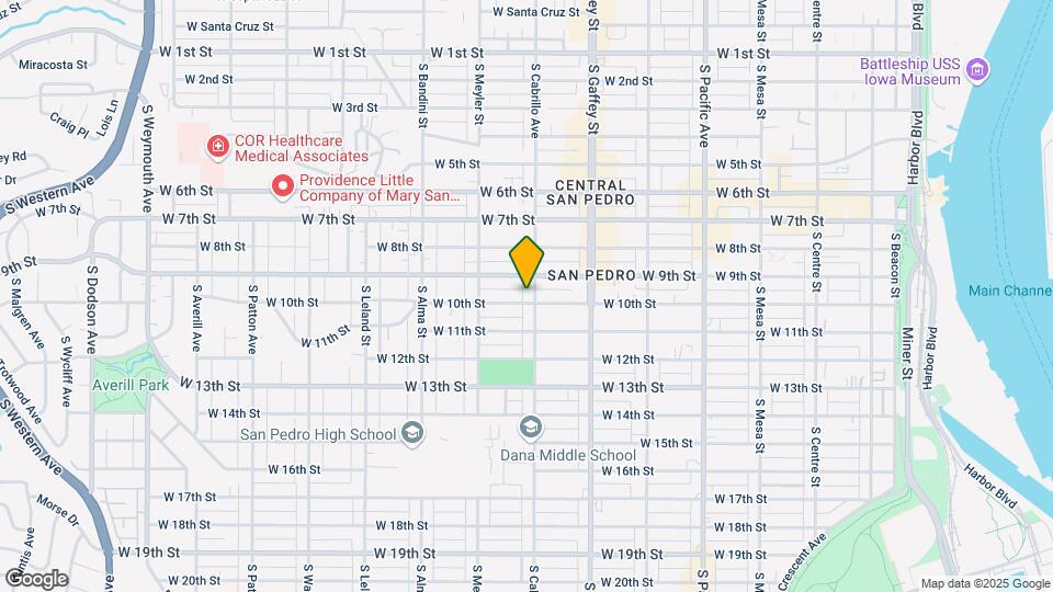939 Cabrillo Ave Mapa y Detalles de la Ubicación