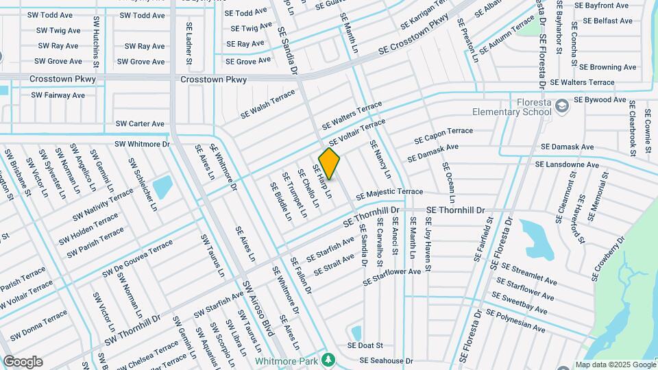 1665 SE Harp Ln Mapa y Detalles de la Ubicación