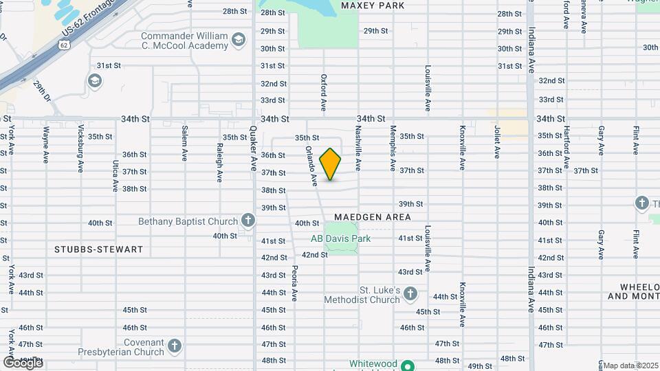 4018 38th St Map and Location Details