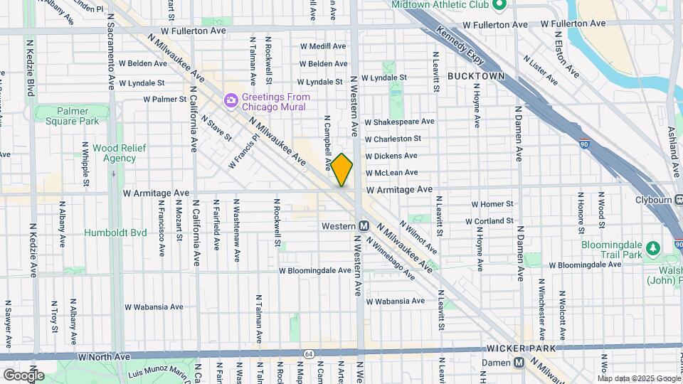 1999 N Milwaukee Ave Map and Location Details