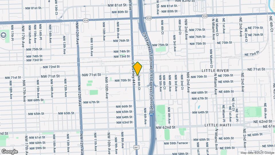 7030 NW 6th Ct Map and Location Details