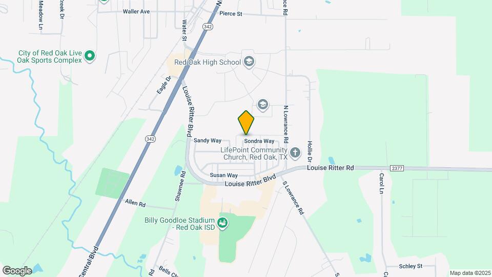 321 Sondra Way Map and Location Details