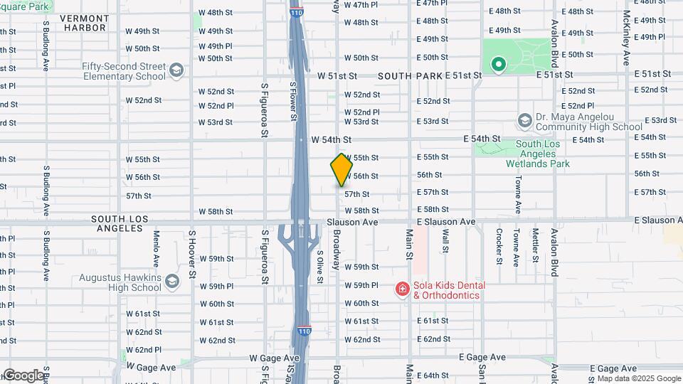 5636 S Broadway, Unit 2 Mapa y Detalles de la Ubicación