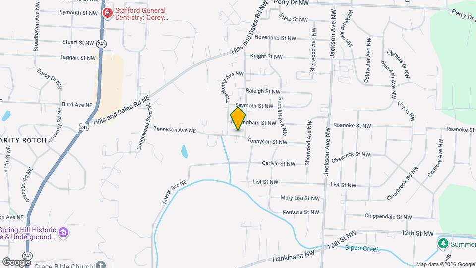 2224 Tennyson St NW Map and Location Details