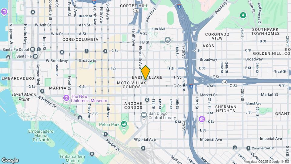 734 Park Blvd Map and Location Details