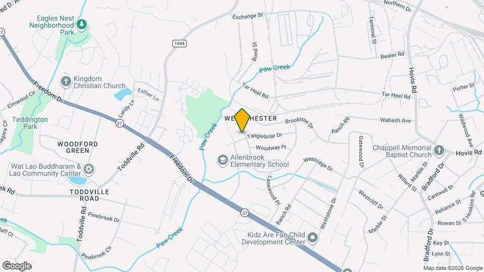 1601 Grovewood Dr Map and Location Details