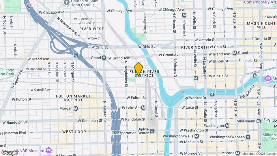 573 W Kinzie St Map and Location Details