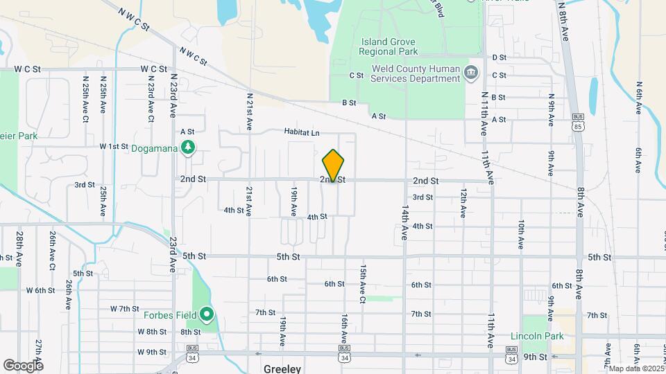 205 16th Ave Ct Map and Location Details