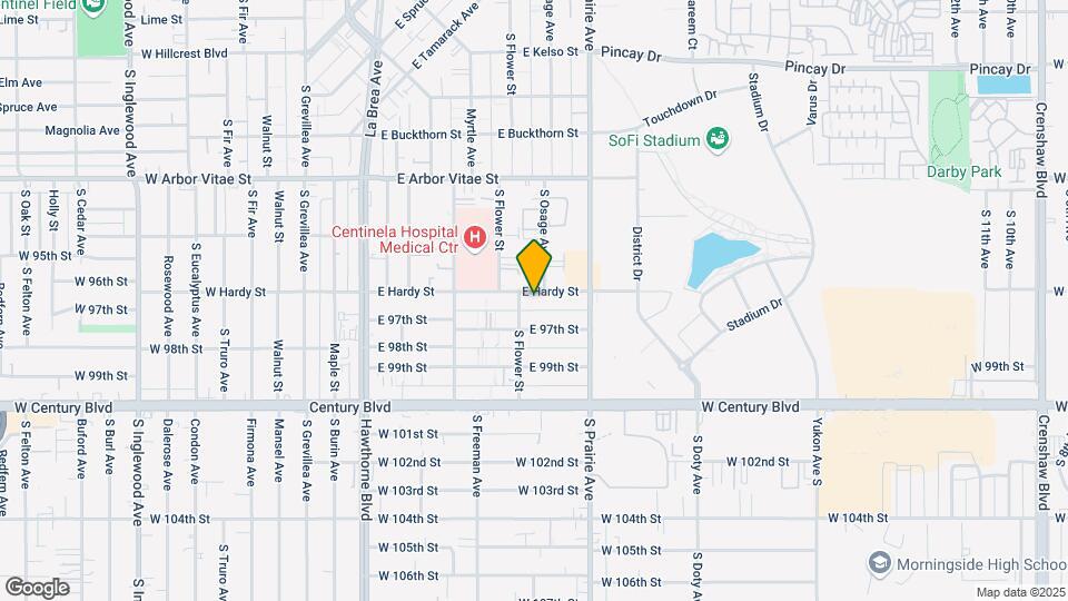 628 E Hardy St Map and Location Details