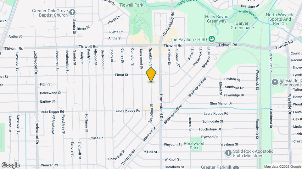 9021 Spaulding St Map and Location Details
