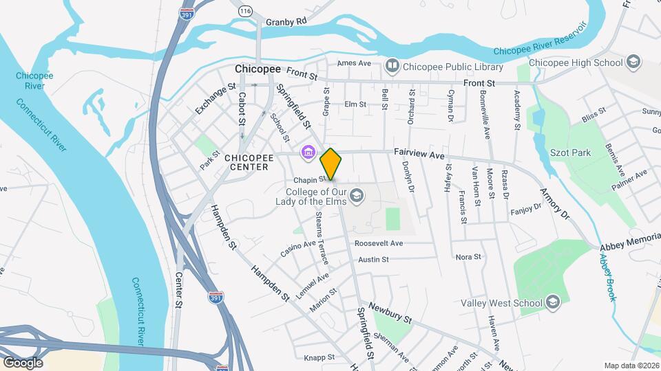 236 Springfield St, Unit 1 Map and Location Details