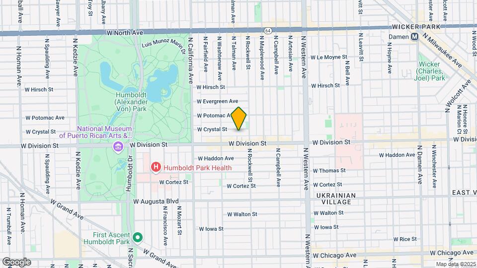 2623 W Crystal St, Unit G07C Map and Location Details