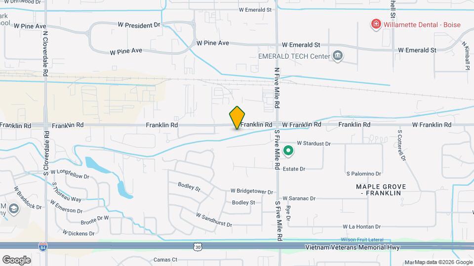 10823 W Franklin Rd Map and Location Details