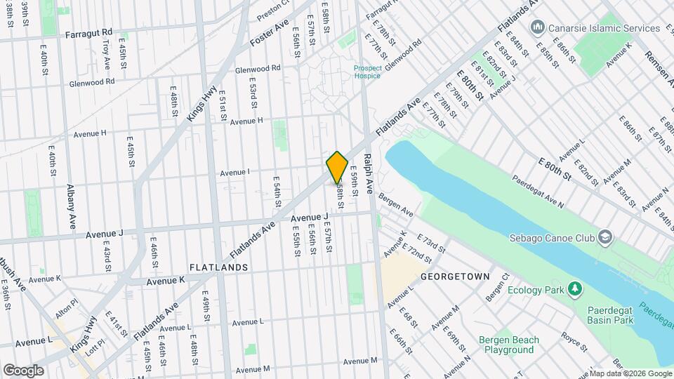1020 E 58th St Map and Location Details