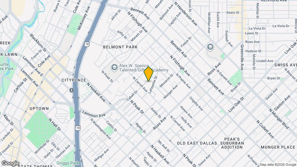 4520 Cabell Dr Map and Location Details